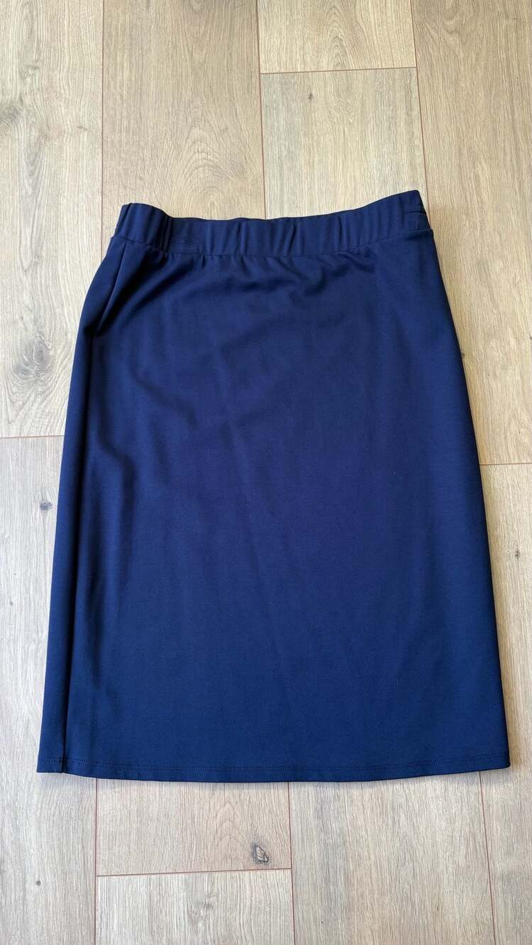 Fearfully & Wonderfully Made Apparel Skirt Size L Navy Blue Kaelyn